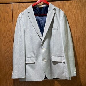 Men’s  Haggar Navy and white blazer size 44